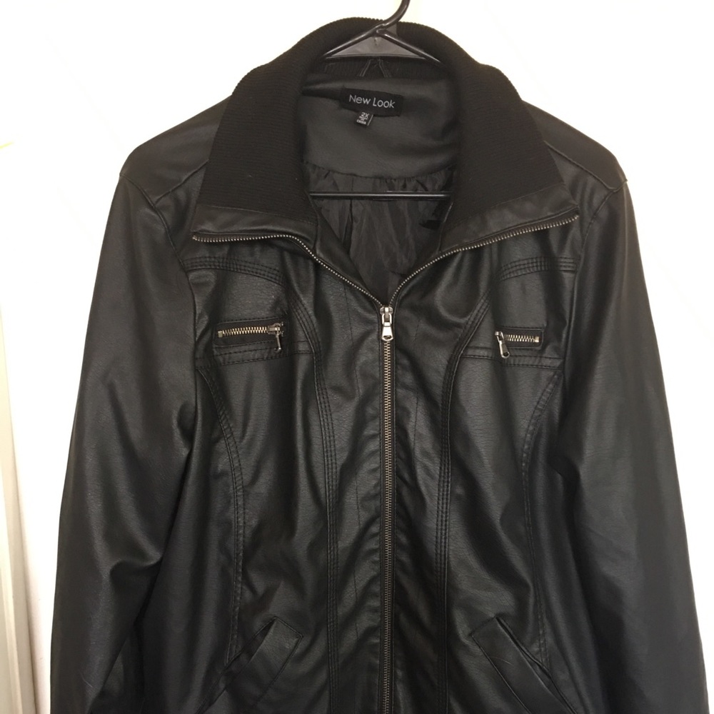 Black aviator style jacket